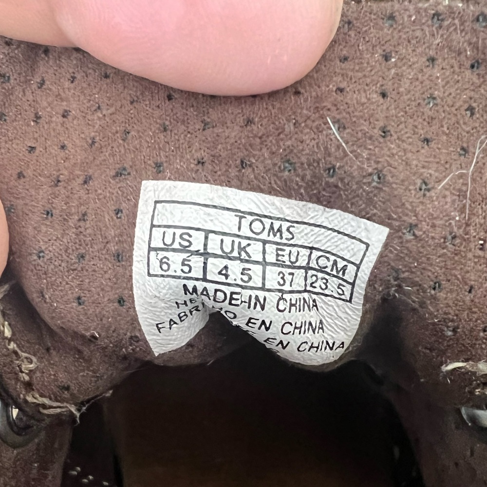 TOMS Suede Wedges - Picture 4 of 6